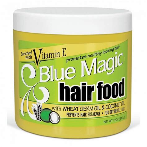 Blue magic hair foof